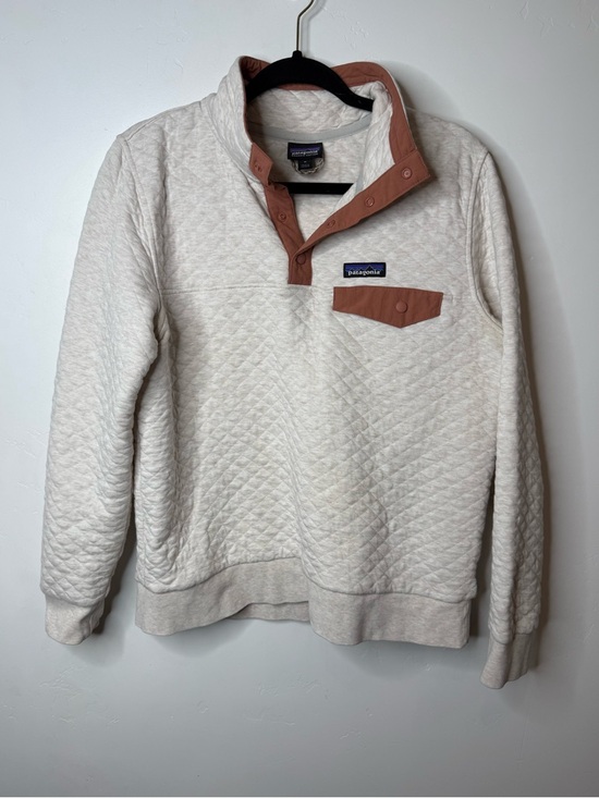 Patagonia Tops - Patagonia Womens Organic Cotton Quilt Snap-T Pullover Size Medium